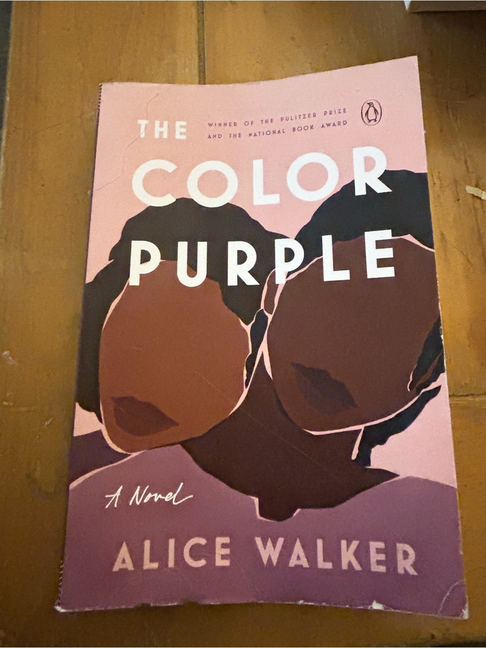 The Color Purple Art Print – Pink & Brown Book